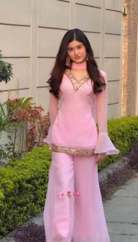 Georgette Sequence Three Piece