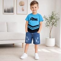 Kids Tshirt and Denim Short Pant Set  ১ থেকে ৬ বছরের ছেলে এন্ড মেয়ে বাচ্চাদের থেকে ৬ বছরের ছেলে এন্ড মেয়ে বাচ্চাদের