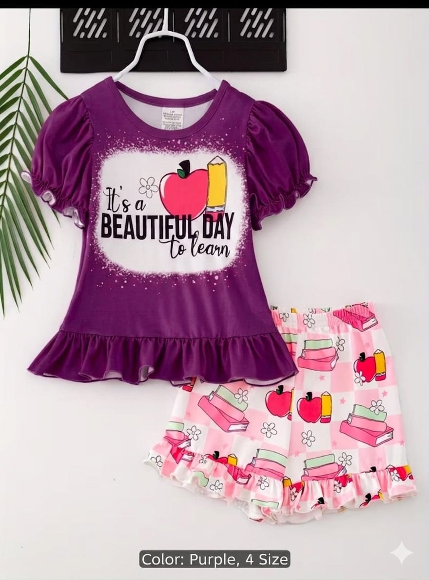 Kids Cotton TShirt and Pant Set  ১ থেকে ৬ বছরের ছেলে এন্ড মেয়ে বাচ্চাদের