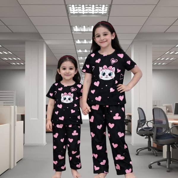 Kids Cotton TShirt and Long Pant Set