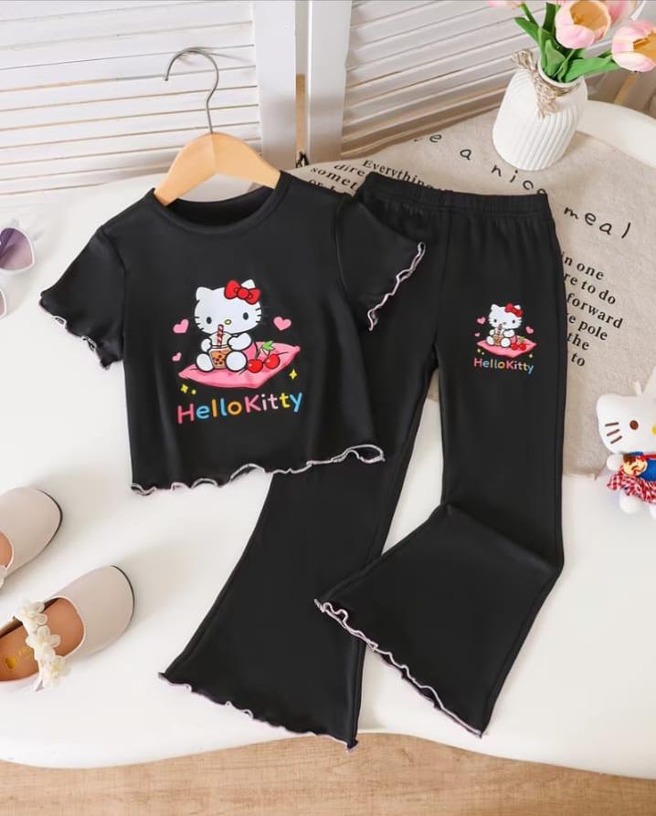 Kids Cotton TShirt and Long Pant Set