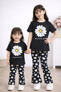 Kids Cotton TShirt and Long Pant Set
