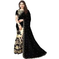 ইন্ডিয়ান জর্জেট শাড়ি ব্লাউজ পিস সহ