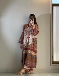 Thai maikro silk jorjet