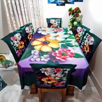 China Premium 3D Print Table Cloth Set