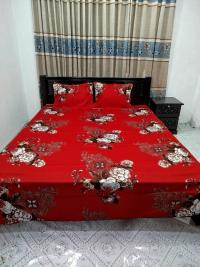 King Size Full cotton fabric Panel Bedsheet