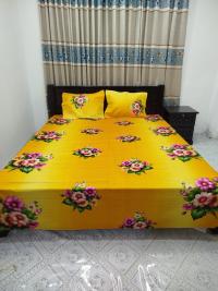 King Size Full cotton fabric Panel Bedsheet