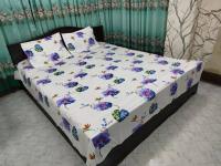 King Size Full cotton fabric Panel Bedsheet