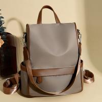 New Design Women Backpack Nylon Waterproof Anti-Theft Travel Bagpack