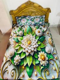 China Premium 3D Design Bed Sheet