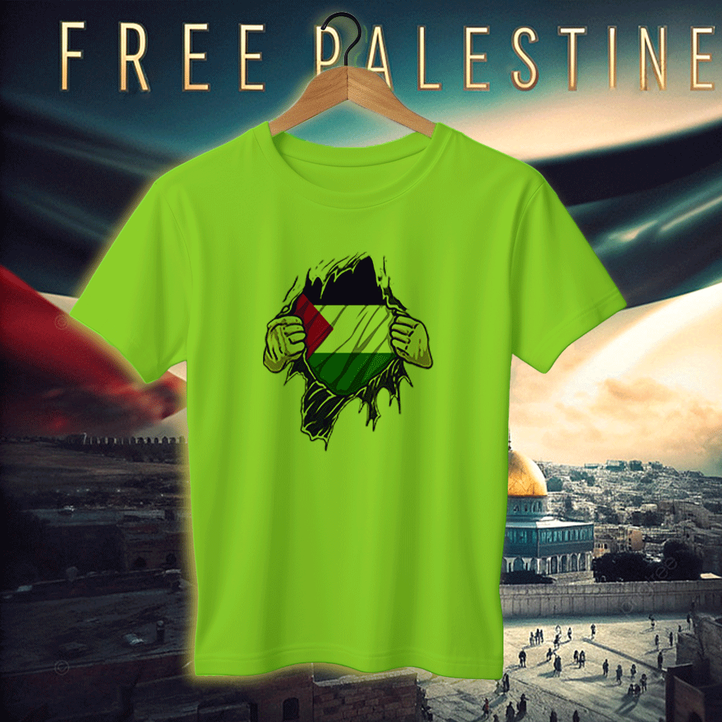Jersey Fabrics Save Gaza Free Palestine T-shirt