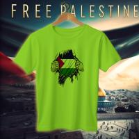 Jersey Fabrics Save Gaza Free Palestine T-shirt