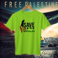 Jersey Fabrics Save Gaza Free Palestine T-shirt