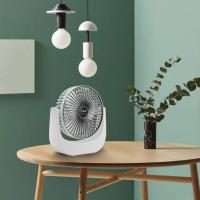 Desktop Mini Fan, Wide Angle Portable Rechargeable Desk Fan