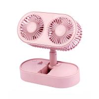Double Motor Folding Table Top Fan