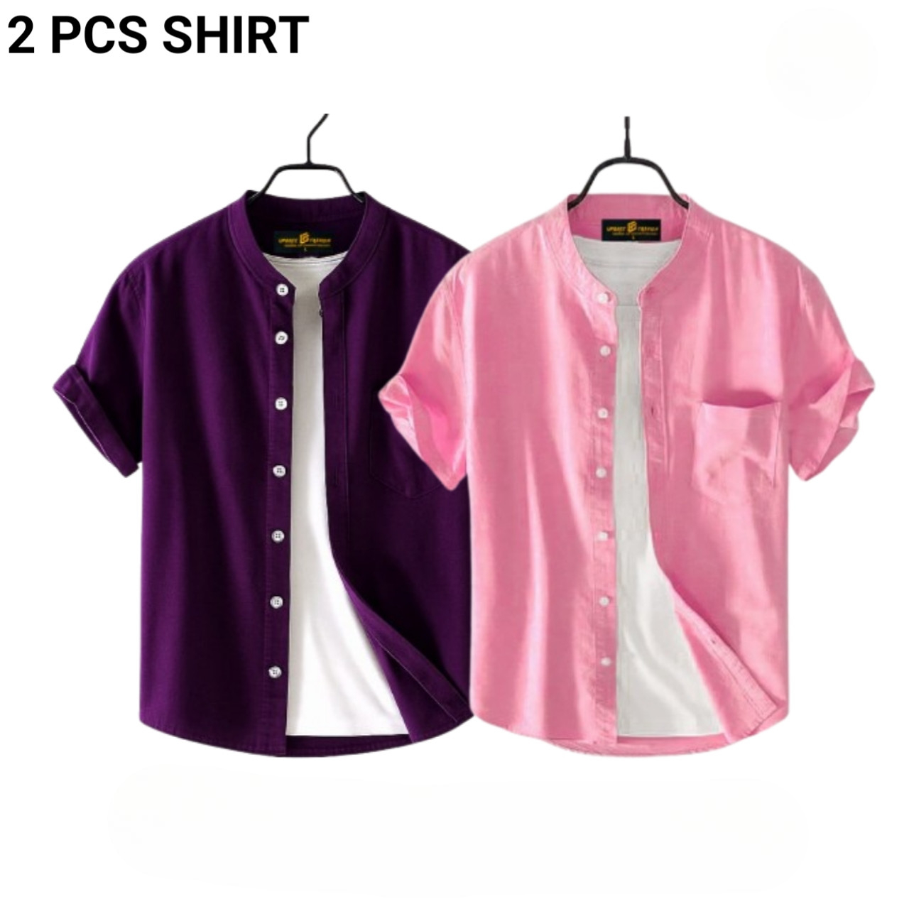 Fashionable Casual Half sleeve shirt for men 2 Pcs Combo