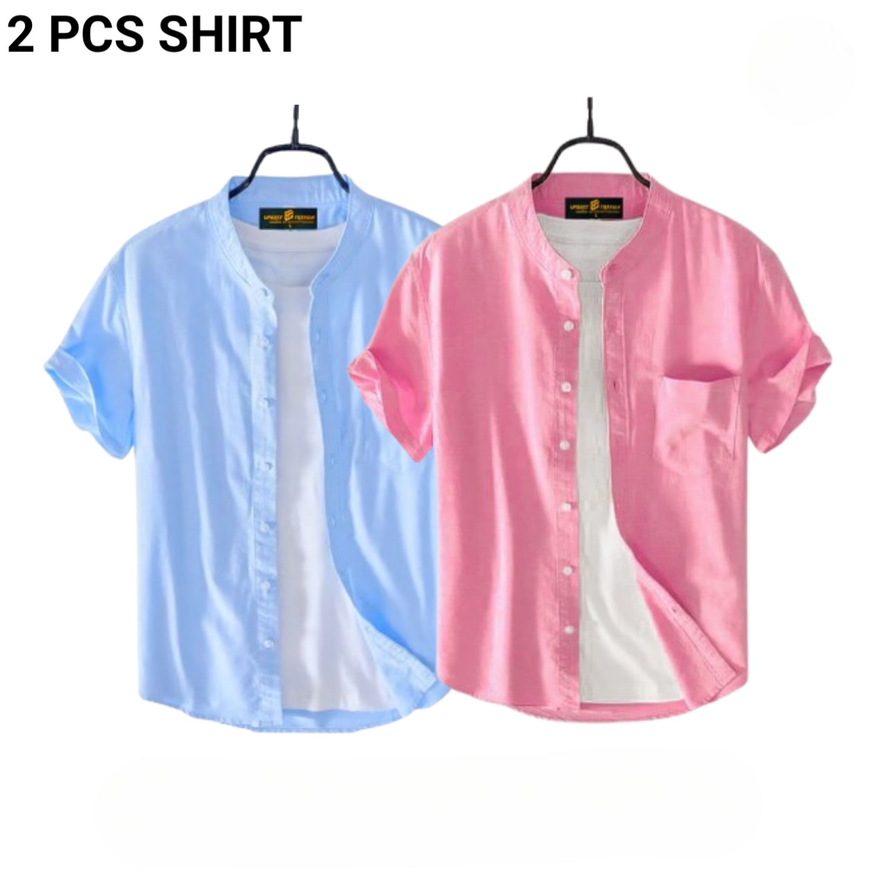 Fashionable Casual Half sleeve shirt for men 2 Pcs Combo