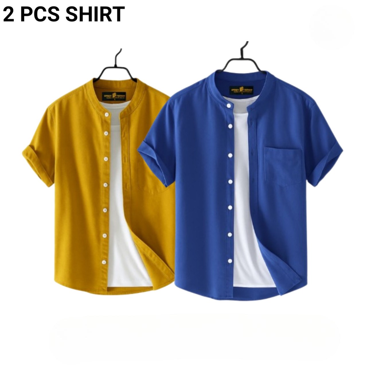 Fashionable Casual Half sleeve shirt for men 2 Pcs Combo