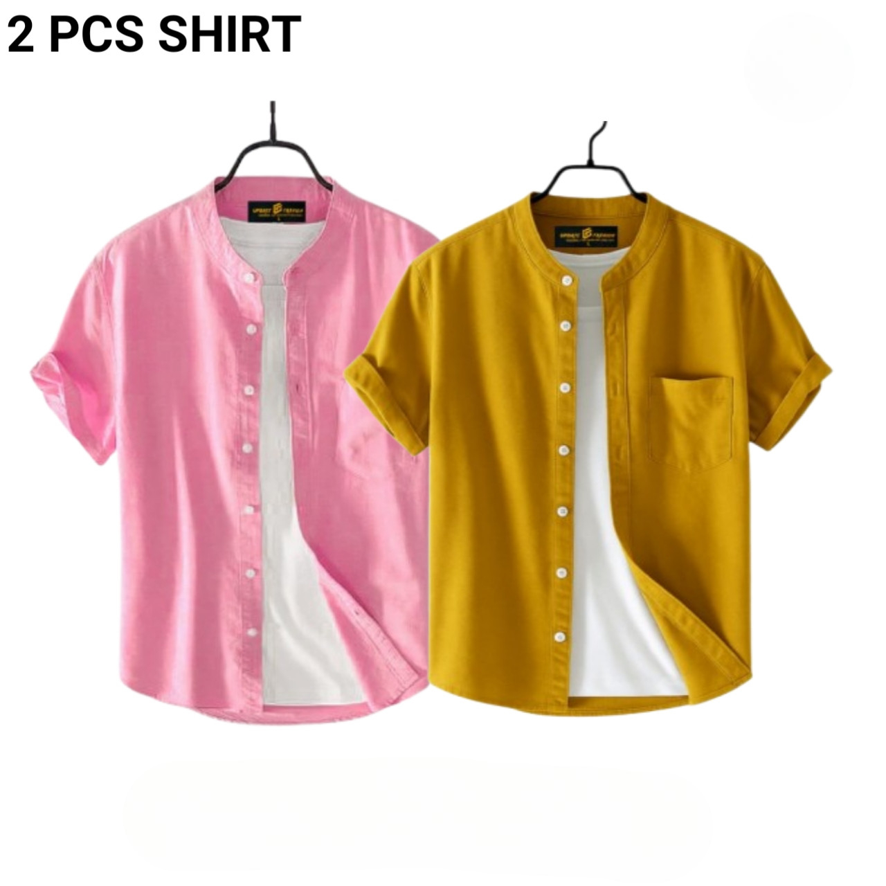 Fashionable Casual Half sleeve shirt for men 2 Pcs Combo