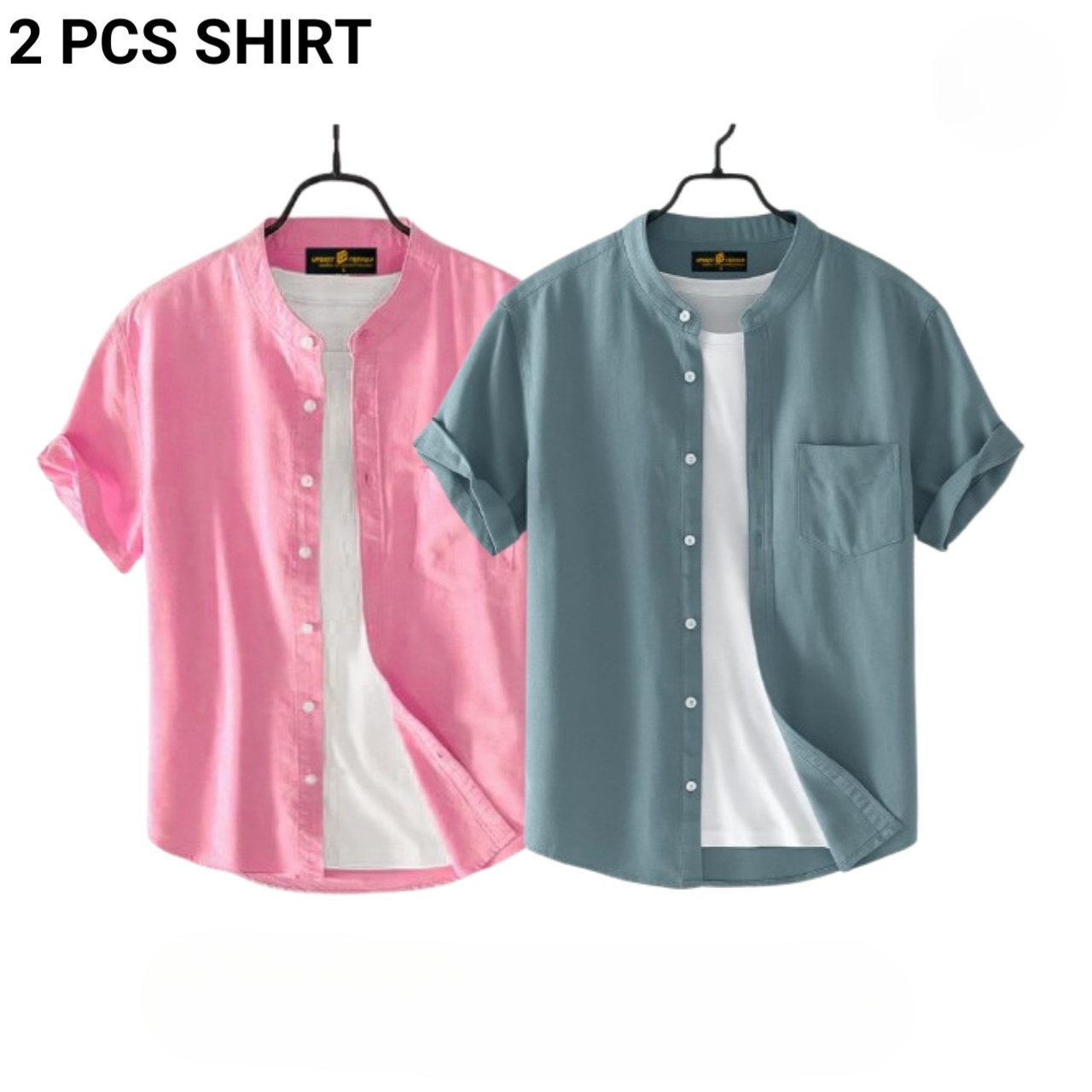 Fashionable Casual Half sleeve shirt for men 2 Pcs Combo