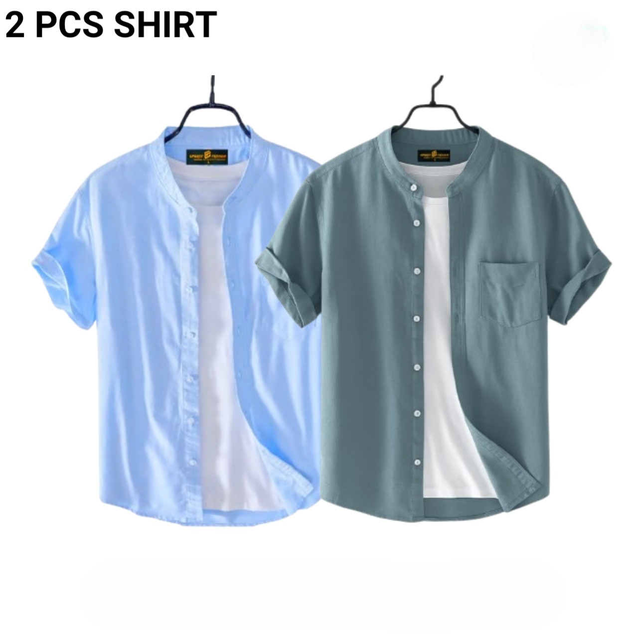 Fashionable Casual Half sleeve shirt for men 2 Pcs Combo