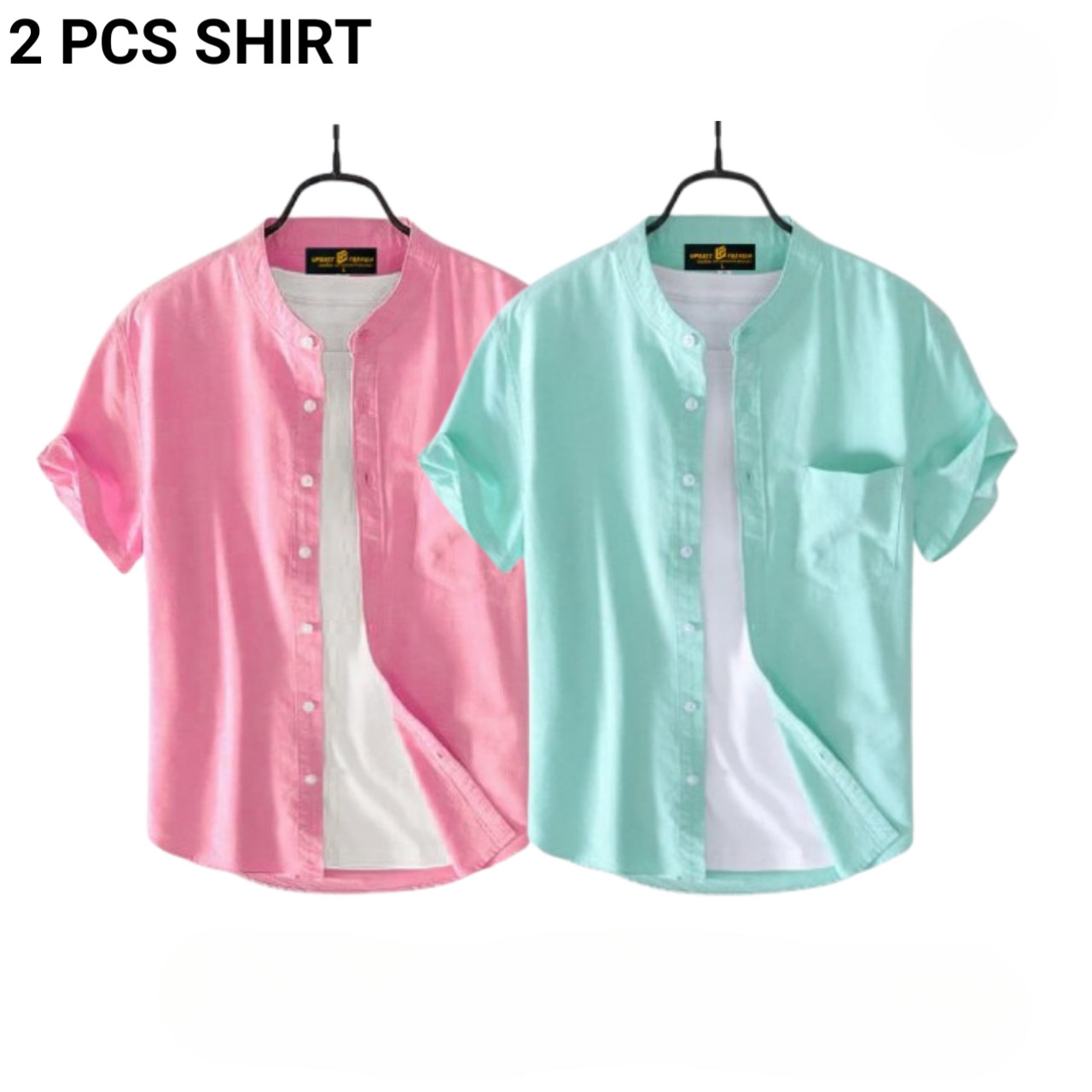 Fashionable Casual Half sleeve shirt for men 2 Pcs Combo