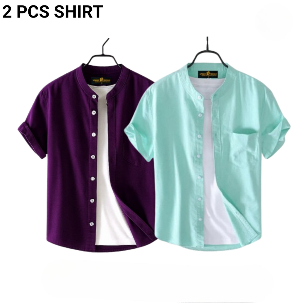 Fashionable Casual Half sleeve shirt for men 2 Pcs Combo