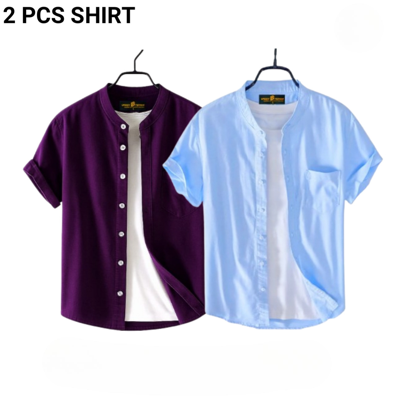 Fashionable Casual Half sleeve shirt for men 2 Pcs Combo