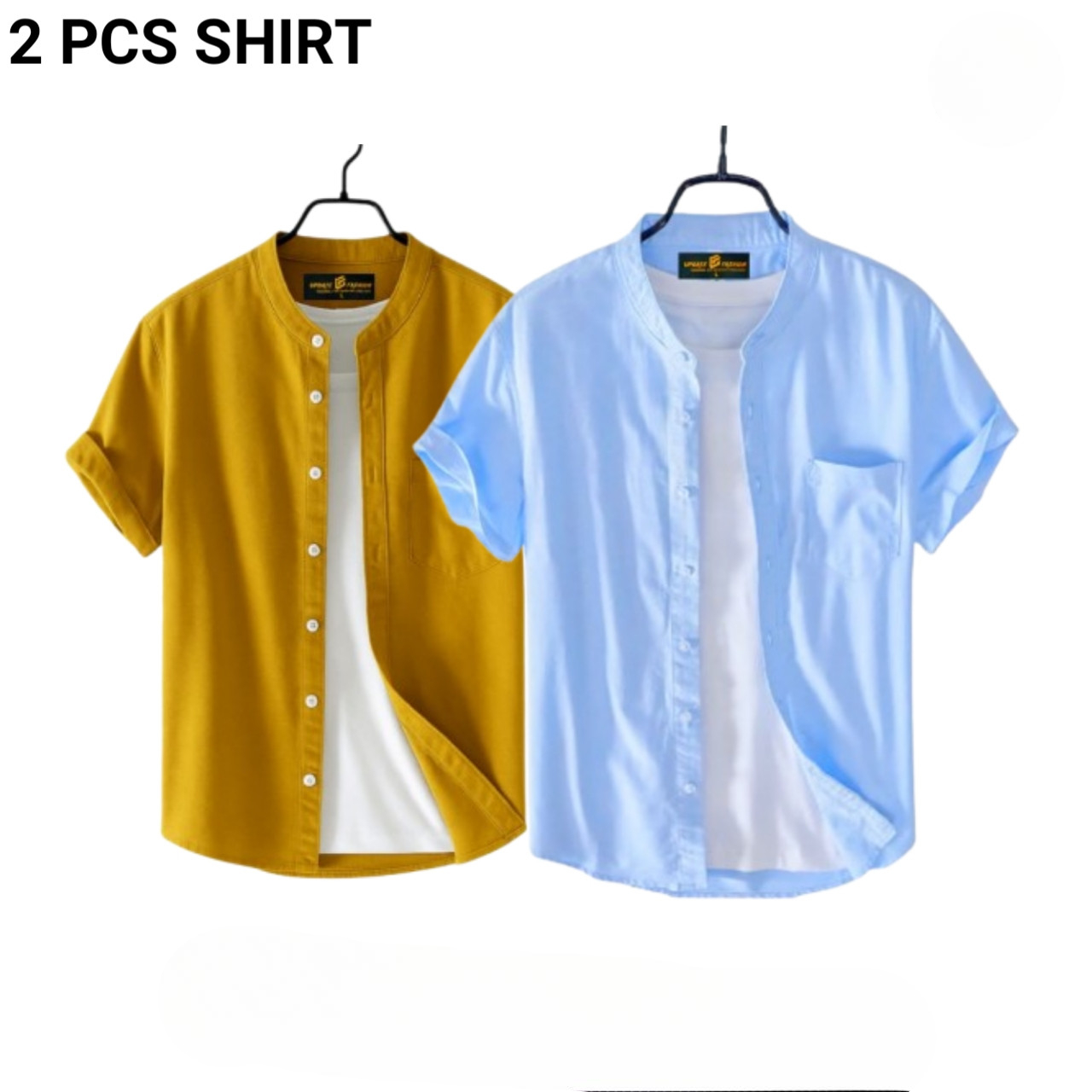 Fashionable Casual Half sleeve shirt for men 2 Pcs Combo