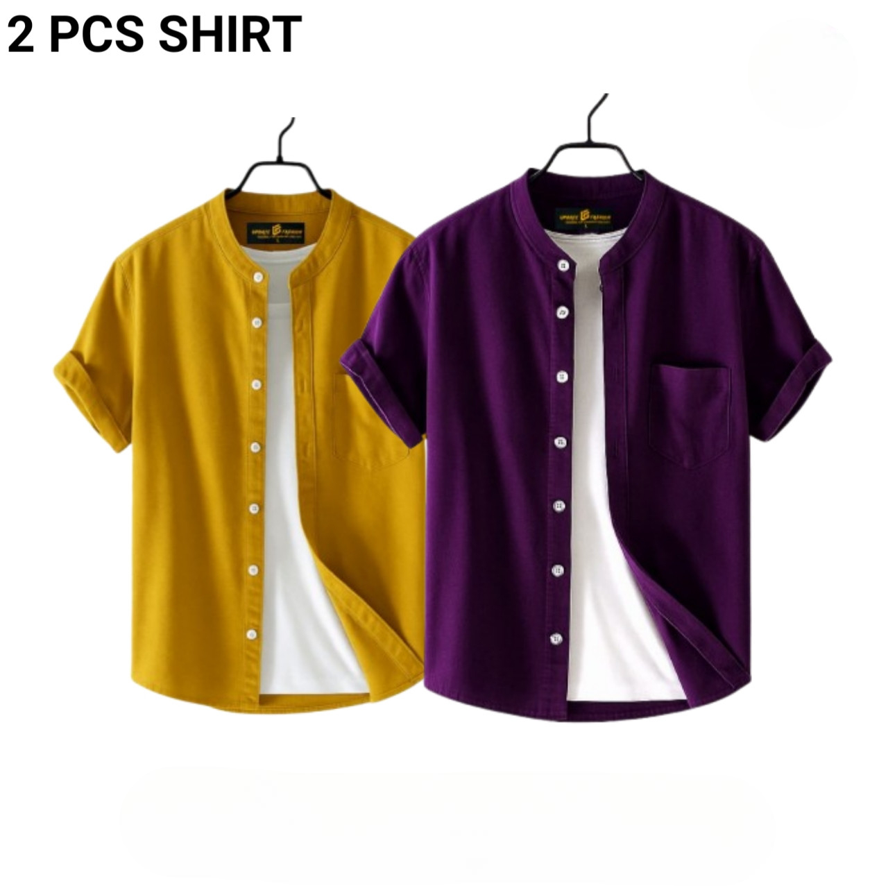 Fashionable Casual Half sleeve shirt for men 2 Pcs Combo