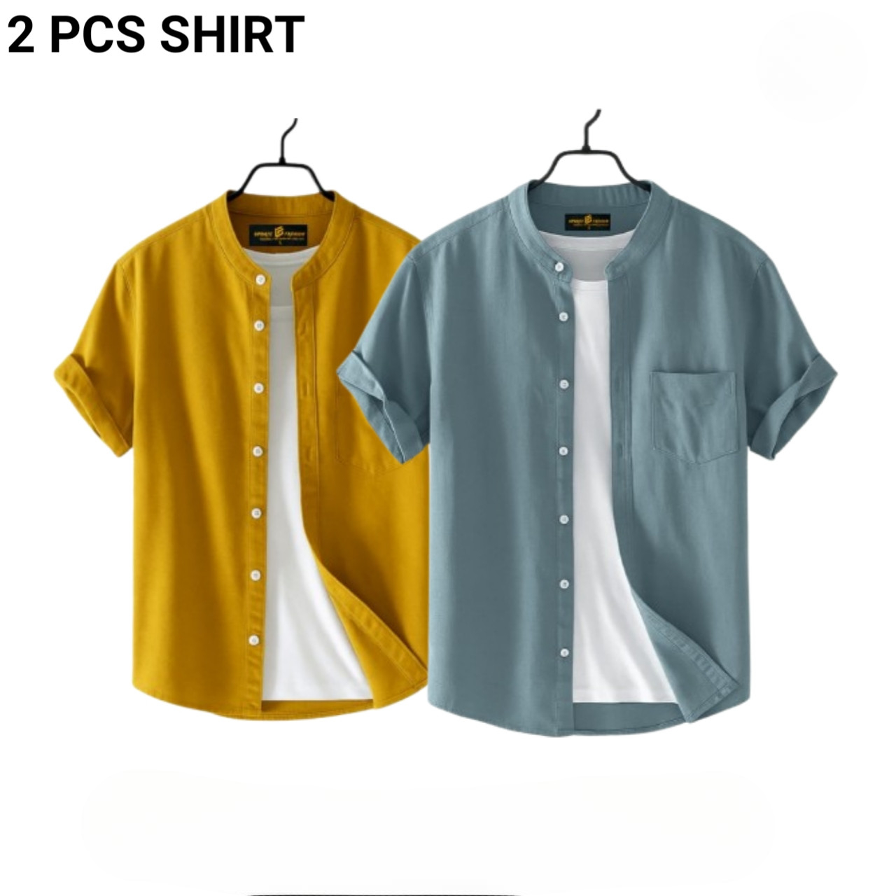 Fashionable Casual Half sleeve shirt for men 2 Pcs Combo