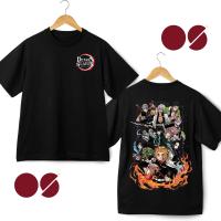 Demon Slayer Drop Shoulder Unisex T-Shirt ( Double Side Print) (P-664)
