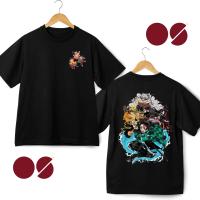 Tanjiro Drop Shoulder Unisex T-Shirt ( Double Side Print) (P-666)