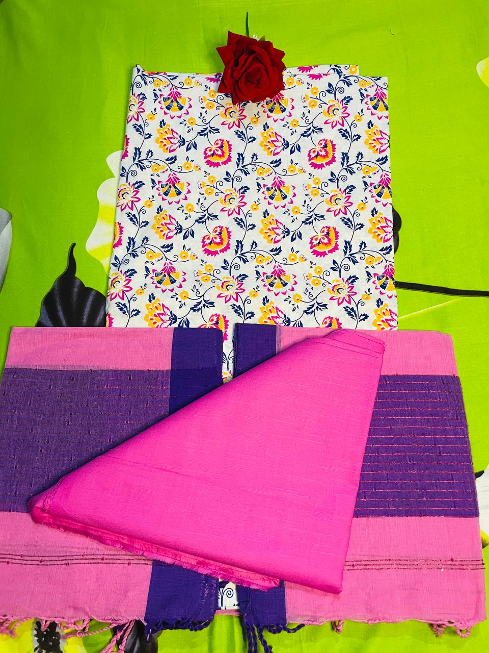 Aarong Cotton Three Piece