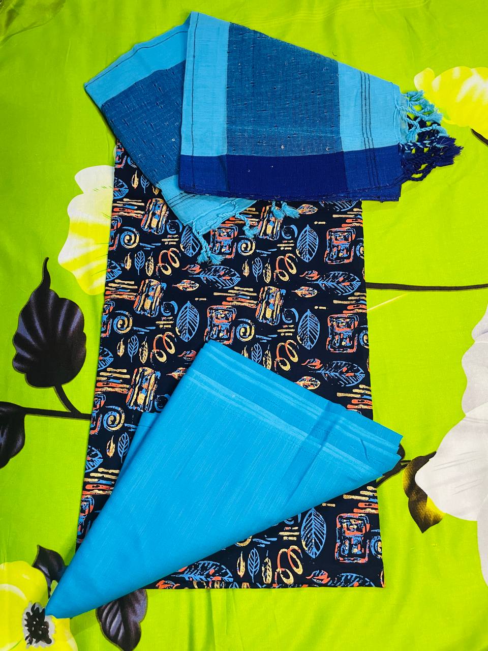 Aarong Cotton Three Piece