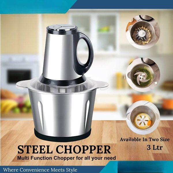 Home / Kitchen Item / Food Processor Bajaj 2000 watt high Power Stainless Steel Food Chopper Grinders