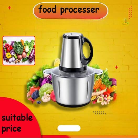 Home / Kitchen Item / Food Processor Bajaj 2000 watt high Power Stainless Steel Food Chopper Grinders