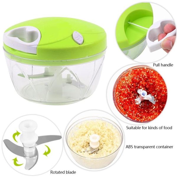 Manual Vegetable Chopper Multi Color