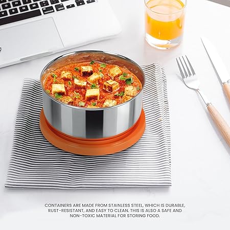 MILTON Triyum Stainless Steel Tiffin Box | Food Grade
