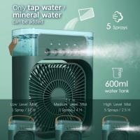 3 In 1 Air Cooling USB Fan with LED Night Light