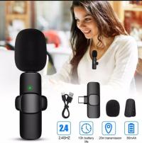 K8 Wireless Microphone with Noise Cancellation Mic Supports ( Type C)