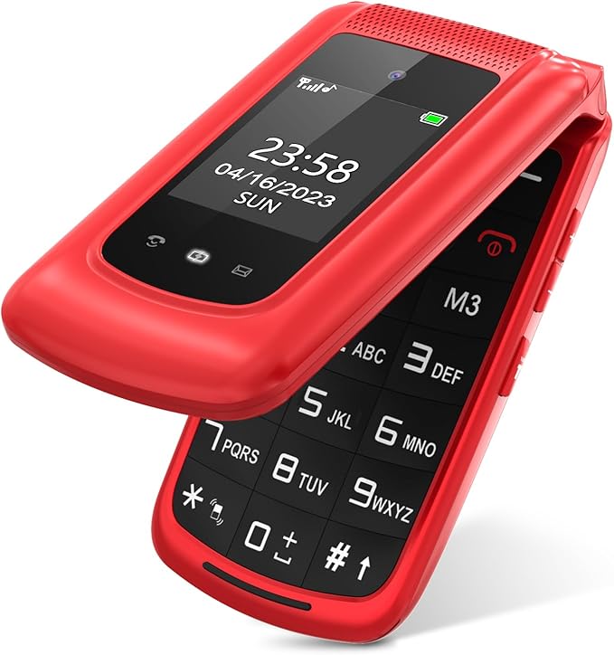 T-Source T203 Dual Display Folding Mobile Phone (BLUE)