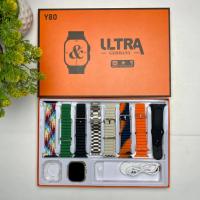 Y80 Ultra Smartwatch With 8 Strap