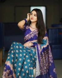 Chanduri silk sharee