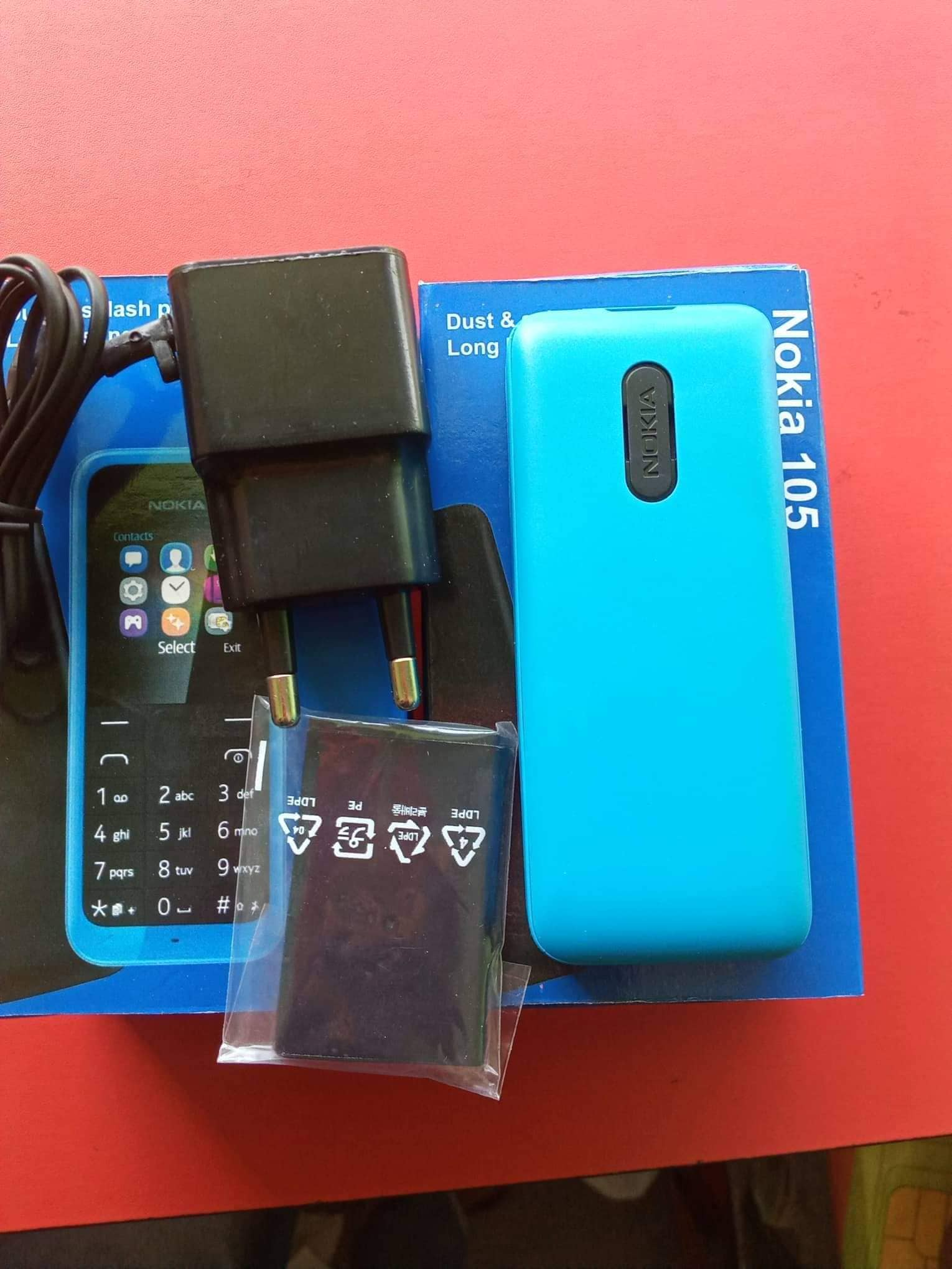 Nokia 105 black and blue (refurbished)