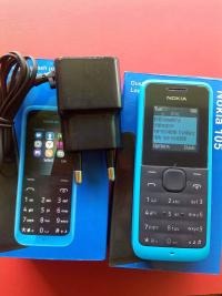 Nokia 105 black and blue (refurbished)