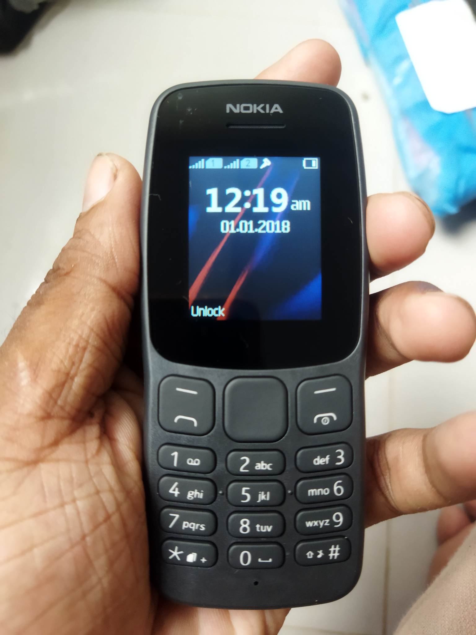 Nokia 106 black new