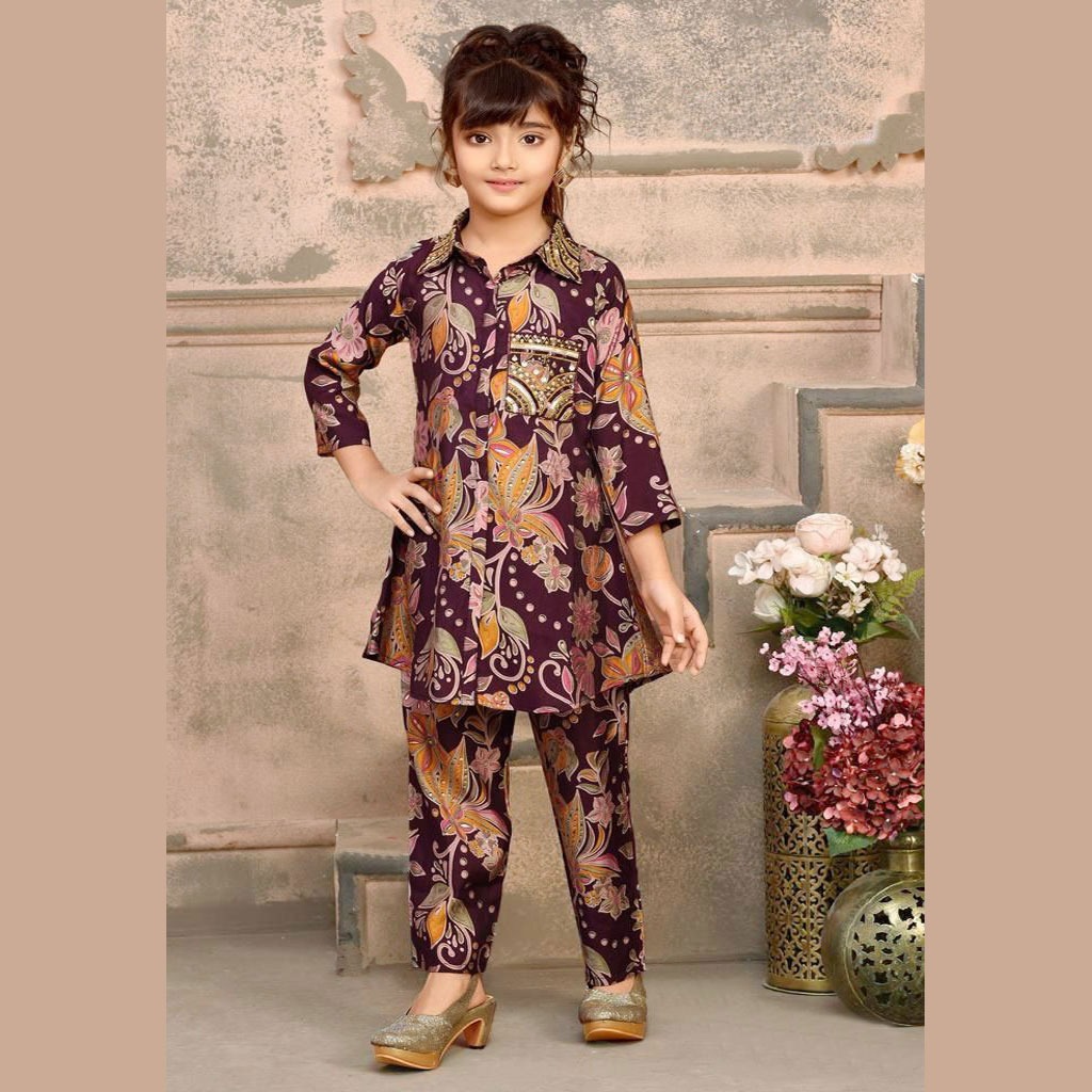 Trending Dress for Kids Girls Co Ords Sets