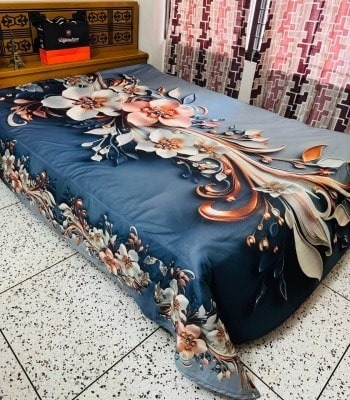 Premium 3D Bedsheet 04 Piece Set