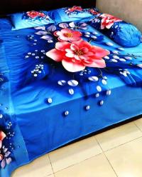 Premium 3D Bedsheet 04 Piece Set